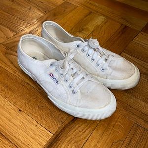 Superga White Sneakers Size 39 1/2